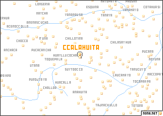 map of Ccalahuita