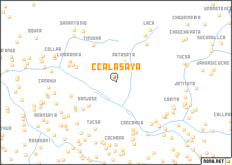 map of Ccalasaya