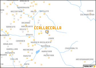 map of Ccallaccalla