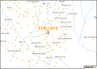 map of Ccalluyo