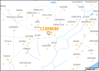 map of C. Cambebe