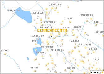 map of Ccanchaccata