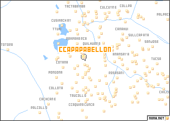 map of Ccapa Pabellon