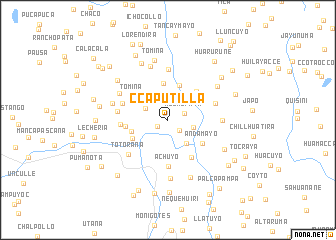 map of Ccaputilla