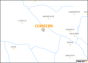 map of Ccareconi