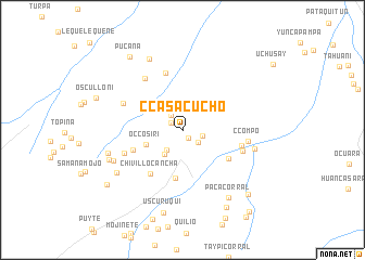 map of Ccasacucho