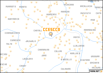 map of Ccescca