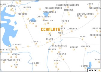 map of C. Chalate