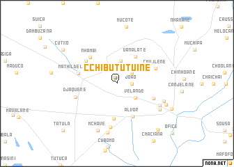 map of C. Chibututuine