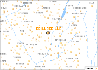 map of Ccillaccilla