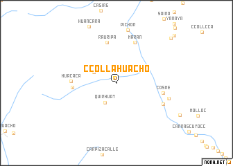 map of Ccollahuacho