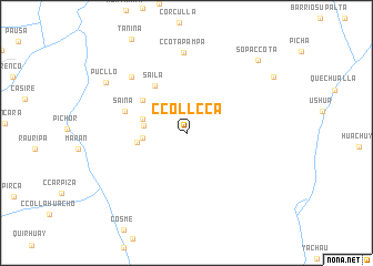 map of Ccollcca