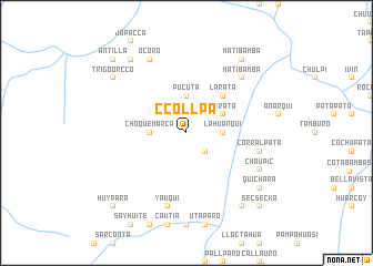 map of Ccollpa