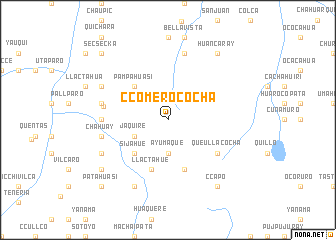 map of Ccomerococha