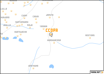 map of Ccopa