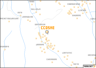 map of Ccosme