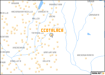 map of Ccotalaca