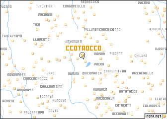 map of Ccotaocco