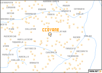 map of Ccoyane