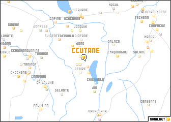 map of C. Cutane