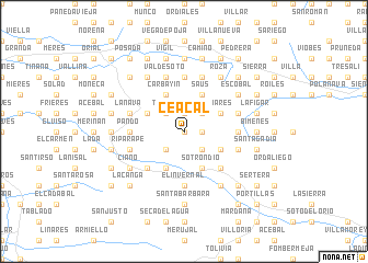 map of Ceacal