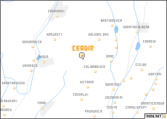 map of Ceadîr