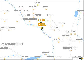 map of Ceal