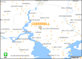 map of Ceann Poill