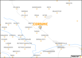 map of Ceanu Mic