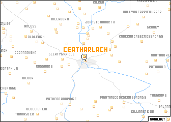 map of Ceatharlach