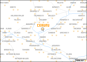 map of Ceauru