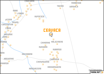 map of Ceavaca