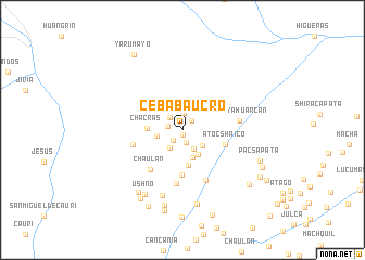 map of Cebaba Ucro