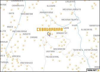 map of Cebadapampa