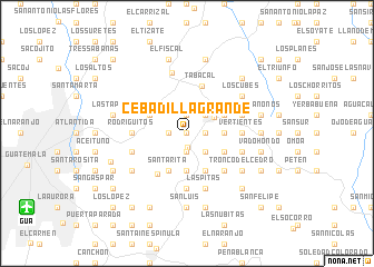 map of Cebadilla Grande