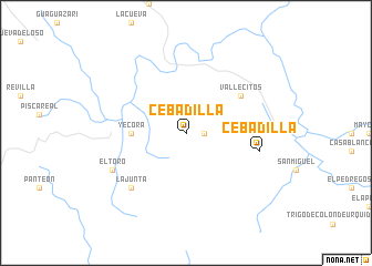 map of Cebadilla