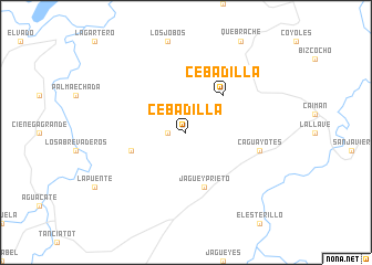 map of Cebadilla