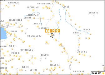 map of Cebara