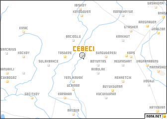 map of Cebeci