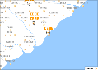 map of Cebe