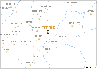 map of Cebola