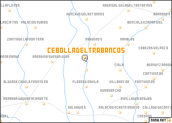 map of Cebolla del Trabancos