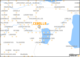 map of Cebolla