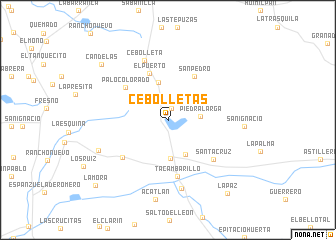 map of Cebolletas