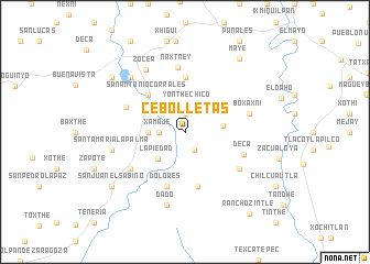 map of Cebolletas