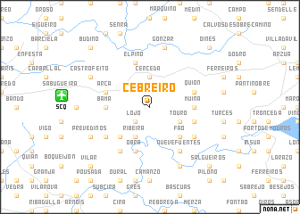 map of Cebreiro
