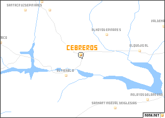 map of Cebreros
