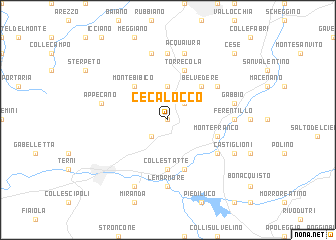 map of Cecalocco