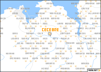 map of Cecebre