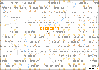 map of Cececapa